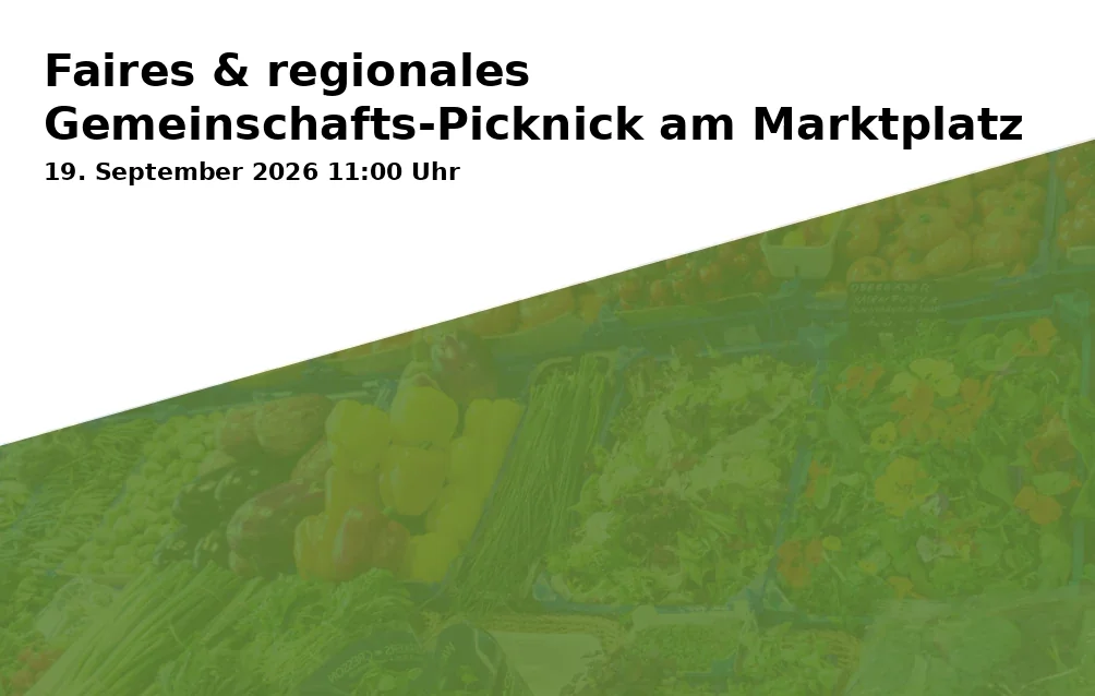 Event: Faires & regionales Gemeinschafts-Picknick am Marktplatz in Marktplatz 4, 83115 Neubeuern on 19. September 2026