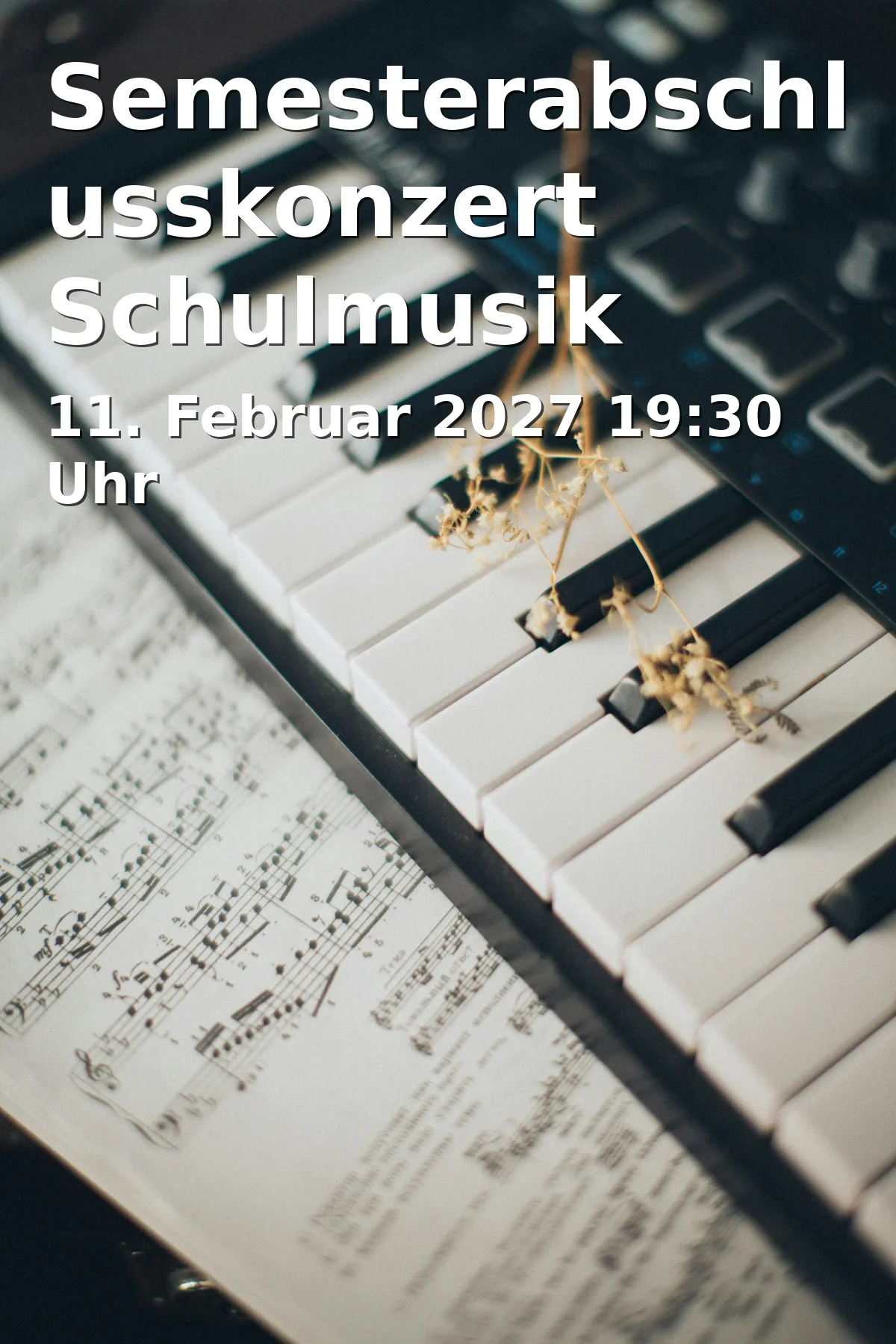 Event: Semesterabschlusskonzert Schulmusik in Roter Saal, Hochschule für Musik Mainz, Jakob-Welder-Weg 28, 55128 Mainz on 11. Februar 2027