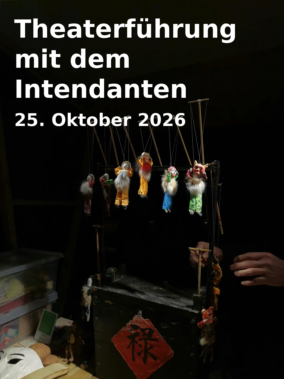 Event: Theaterführung mit dem Intendanten in Theater Hof, Kulmbacher Str. 5, 95030 Hof on 25. Oktober 2026
