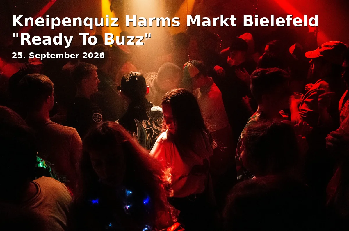 Kneipenquiz Harms Markt Bielefeld "Ready To Buzz"