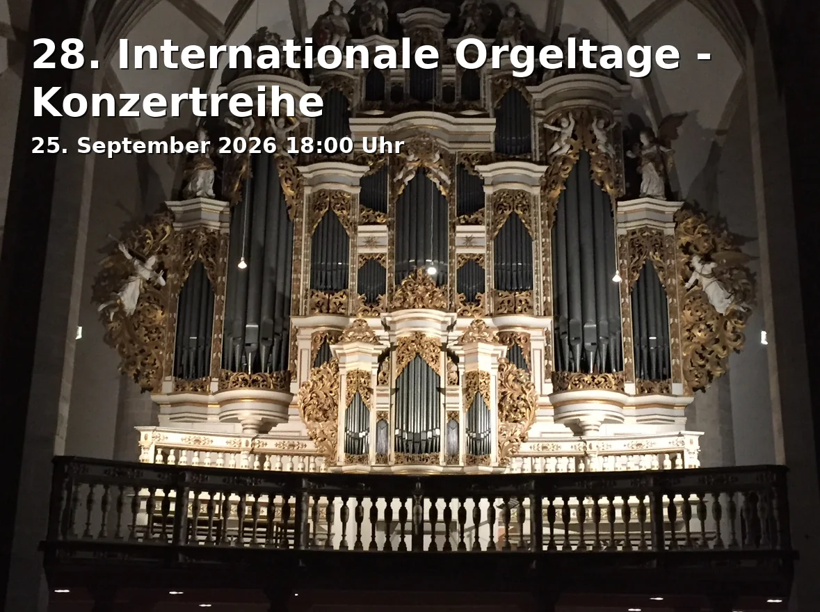 Event: 28. Internationale Orgeltage - Konzertreihe in St. Jacobi Kirche Göttingen, Göttingen on 25. September 2026
