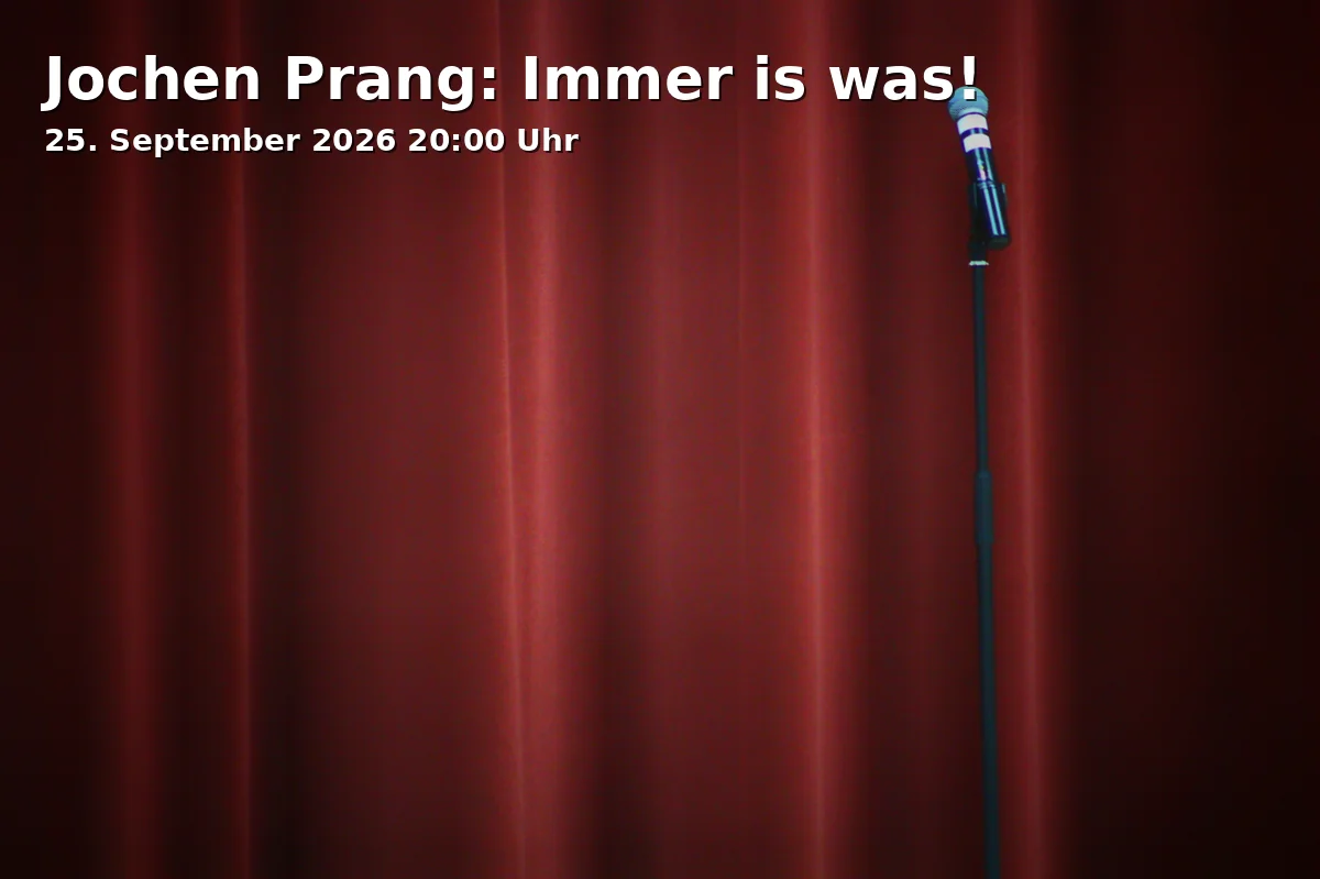 Event: Jochen Prang: Immer is was! in Pioneers Club Bielefeld, Ritterstraße 8, 33602 Bielefeld on 25. September 2026