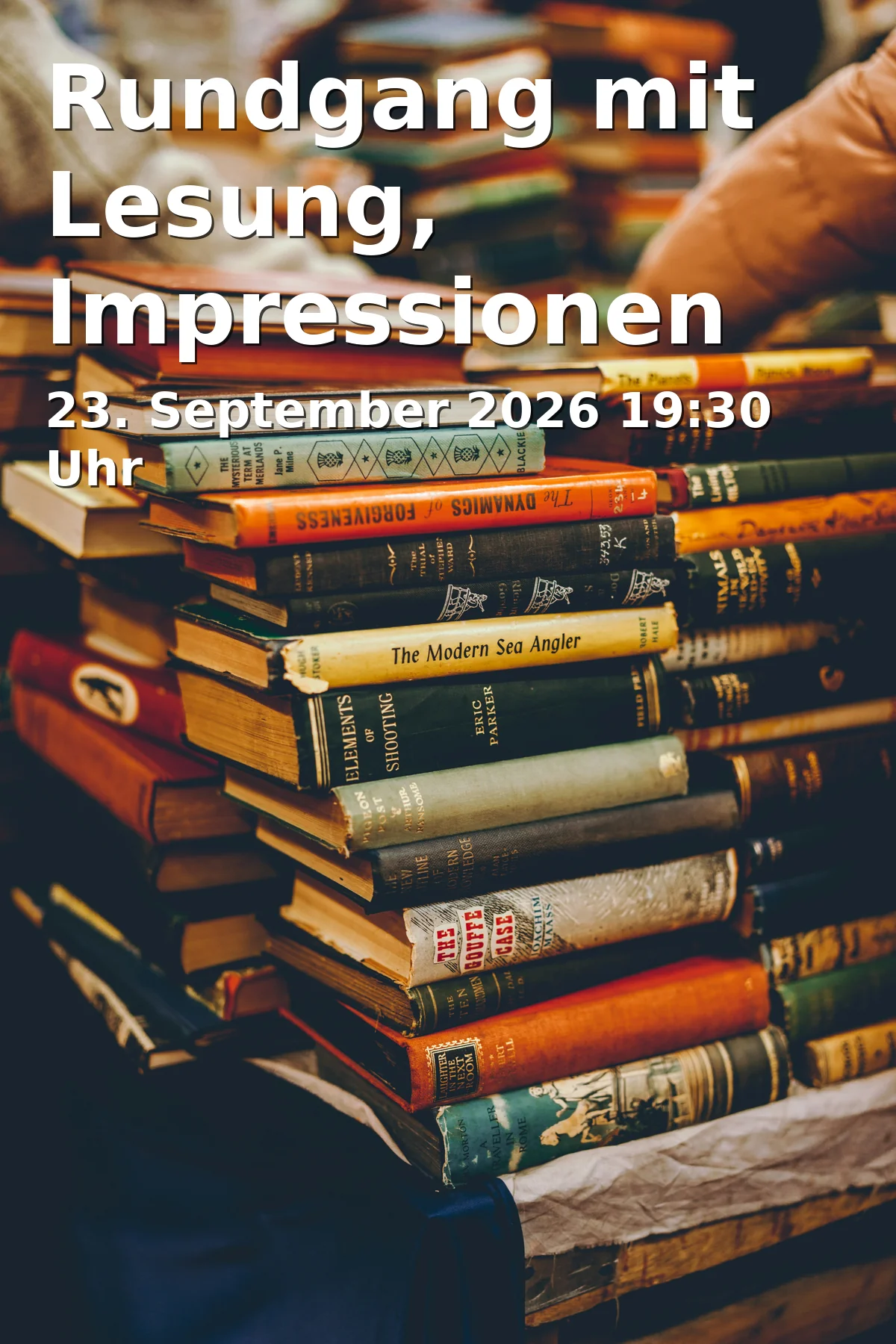 Event: Rundgang mit Lesung, Impressionen und Stille in Villa Rosenthal Jena, Mälzerstraße 11, 07745 Jena on 23. September 2026