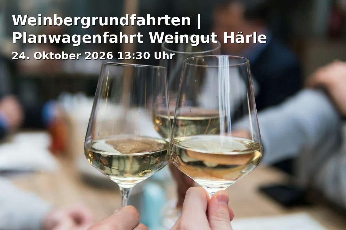 Event: Weinbergrundfahrten | Planwagenfahrt Weingut Härle in Heinrieter Straße 12, 74232 Abstatt on 24. Oktober 2026