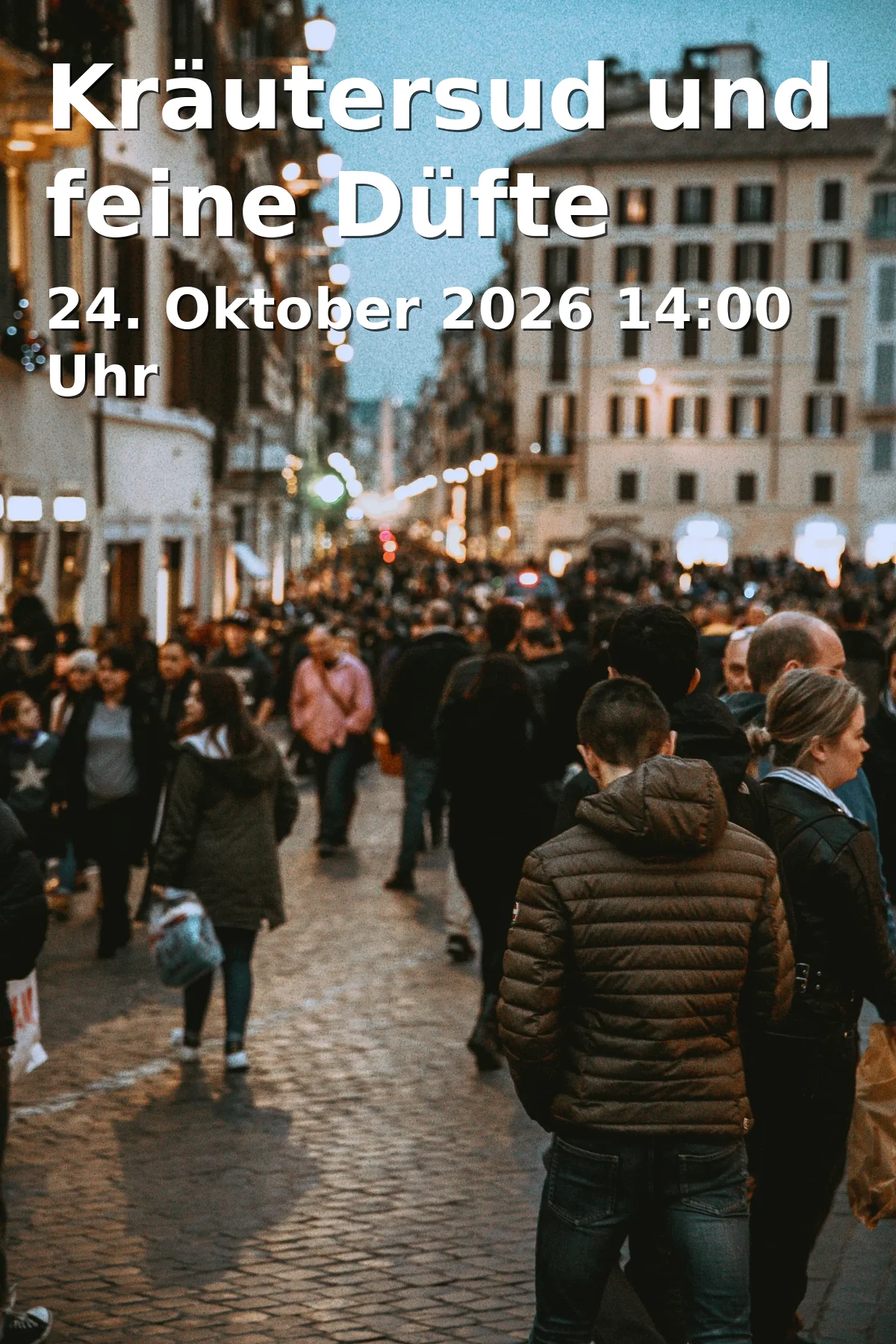 Event: Kräutersud und feine Düfte in Tourist-Information Bad Wimpfen, Hauptstraße 45, 74206 Bad Wimpfen on 24. Oktober 2026