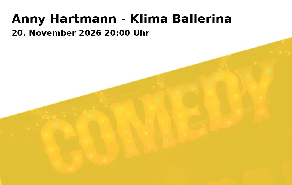 Event: Anny Hartmann - Klima Ballerina