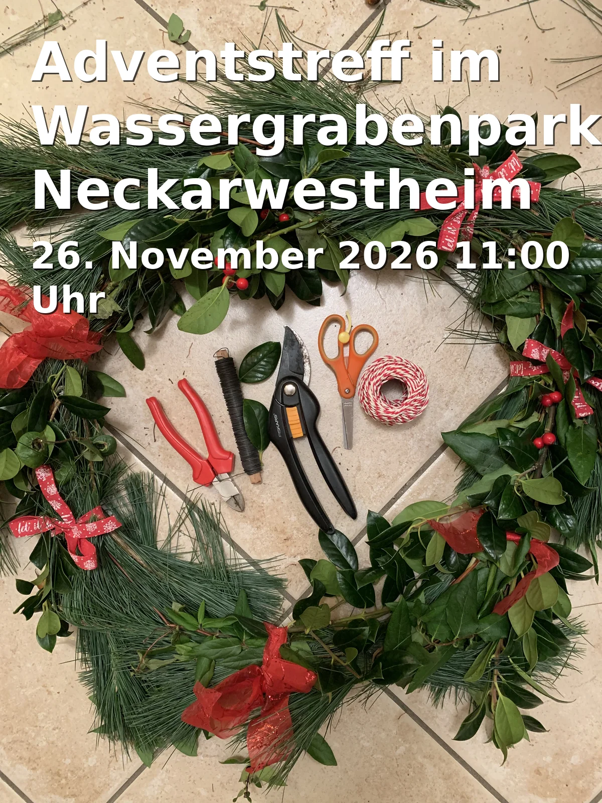 Event: Adventstreff im Wassergrabenpark Neckarwestheim