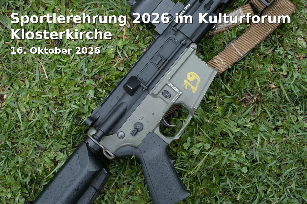Event: Sportlerehrung 2026 im Kulturforum Klosterkirche in Kulturforum Klosterkirche, Klosterstraße 1, Traunstein on 16. Oktober 2026