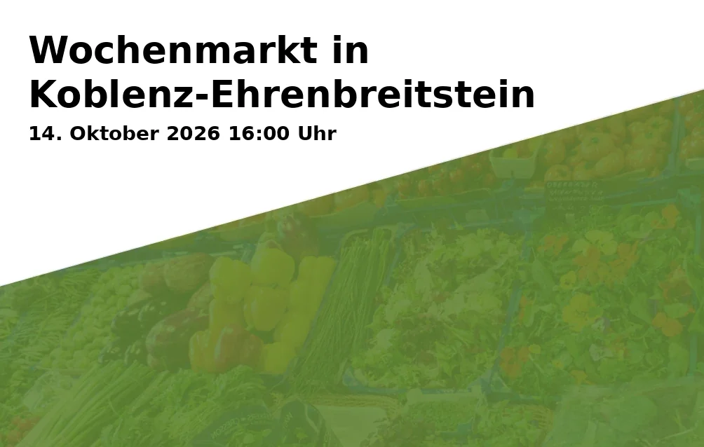 Event: Wochenmarkt in Koblenz-Ehrenbreitstein