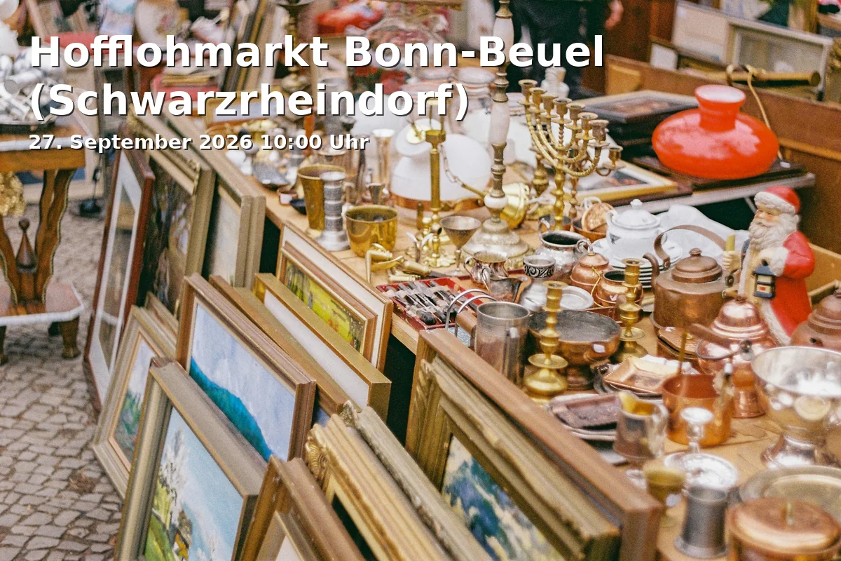 Event: Hofflohmarkt Bonn-Beuel (Schwarzrheindorf) in Bonn-Schwarzrheindorf on 27. September 2026