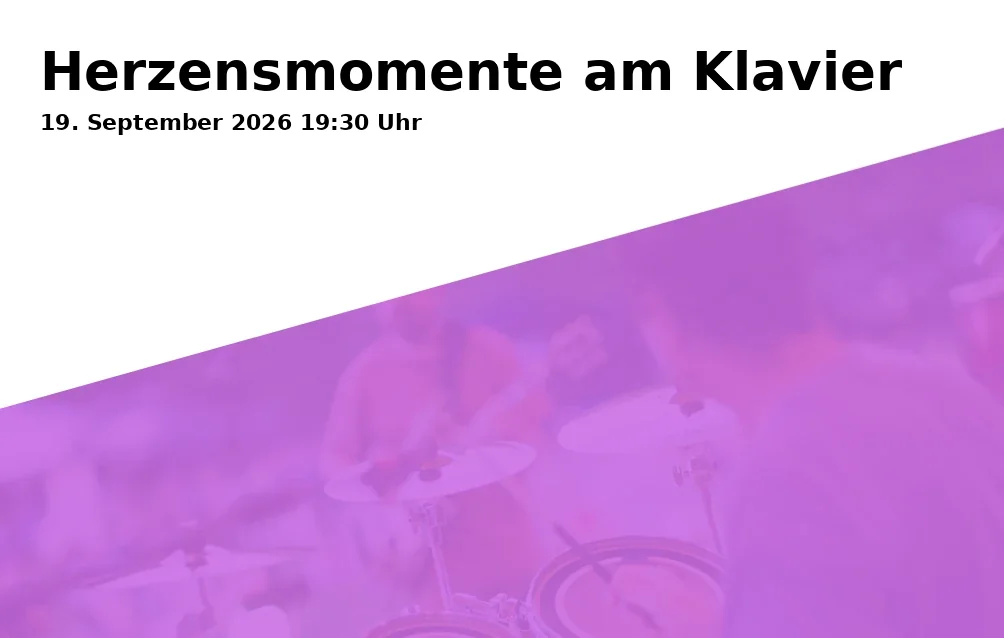 Event: Herzensmomente am Klavier in St. Michaelis, Echternstr. 67, 38100 Braunschweig on 19. September 2026