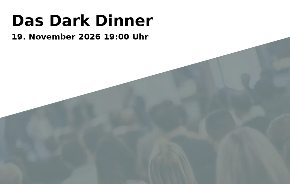 Event: Das Dark Dinner in Hotel Das Goldene Lamm, Kocherstraße 8, 73432 Aalen on 19. November 2026