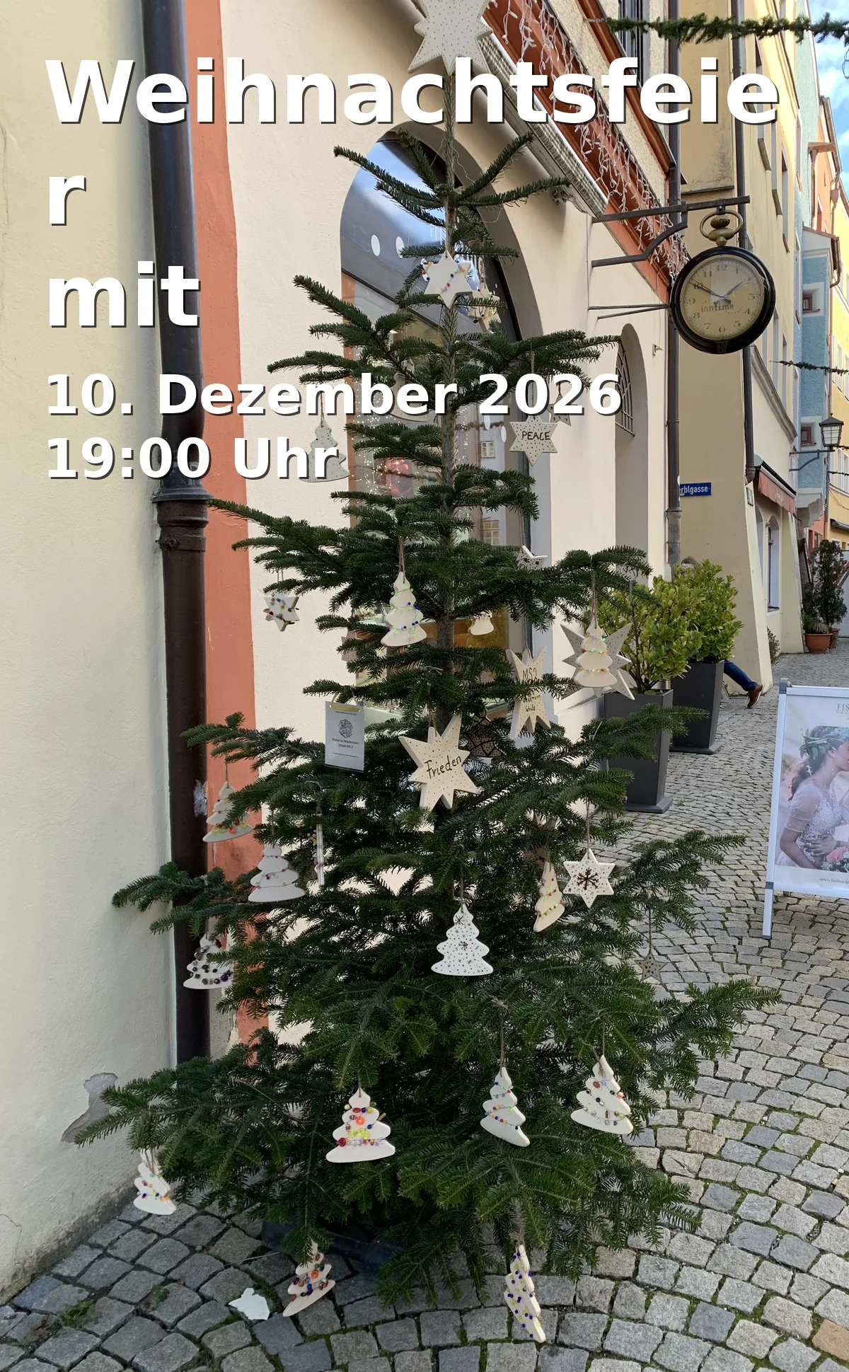 Event: Weihnachtsfeier mit Stadtpfarrer i.R. Bernhard Richter