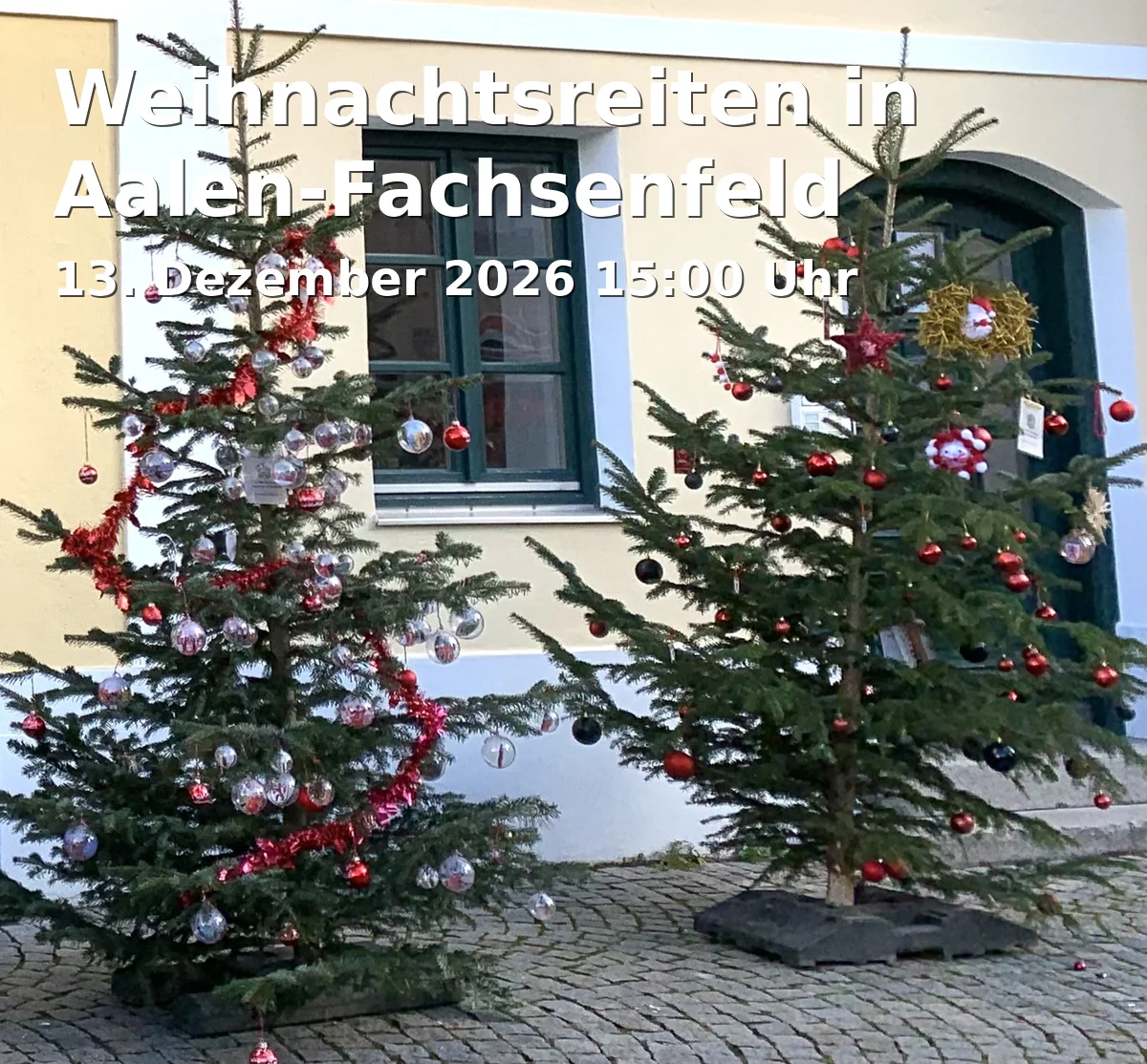 Event: Weihnachtsreiten in Aalen-Fachsenfeld