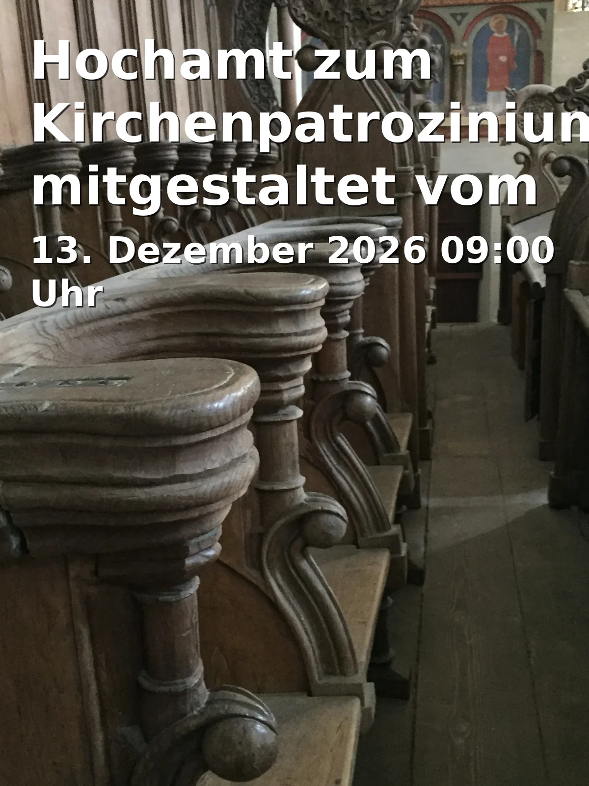 Event: Hochamt zum Kirchenpatrozinium mitgestaltet vom Kirchenchor