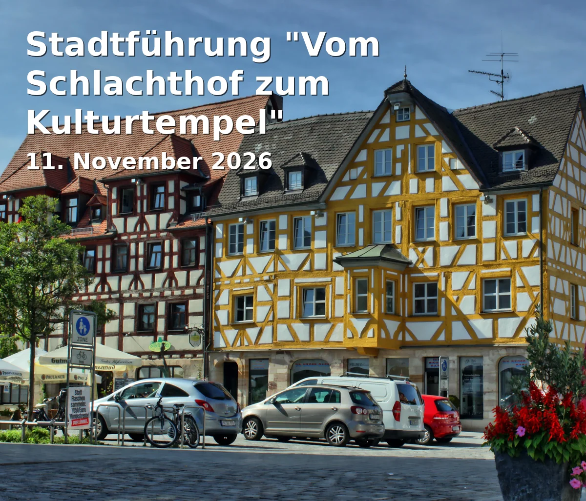 Event: Stadtführung "Vom Schlachthof zum Kulturtempel" in Kulturforum Fürth, Würzburger Str. 2, 90762 Fürth on 11. November 2026