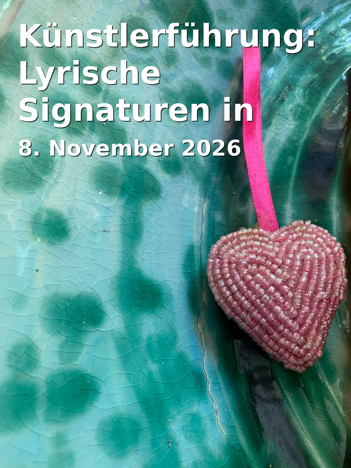Event: Künstlerführung: Lyrische Signaturen in Keramik in Handwerksmuseum Deggendorf, Stadtplatz 18, Deggendorf on 8. November 2026