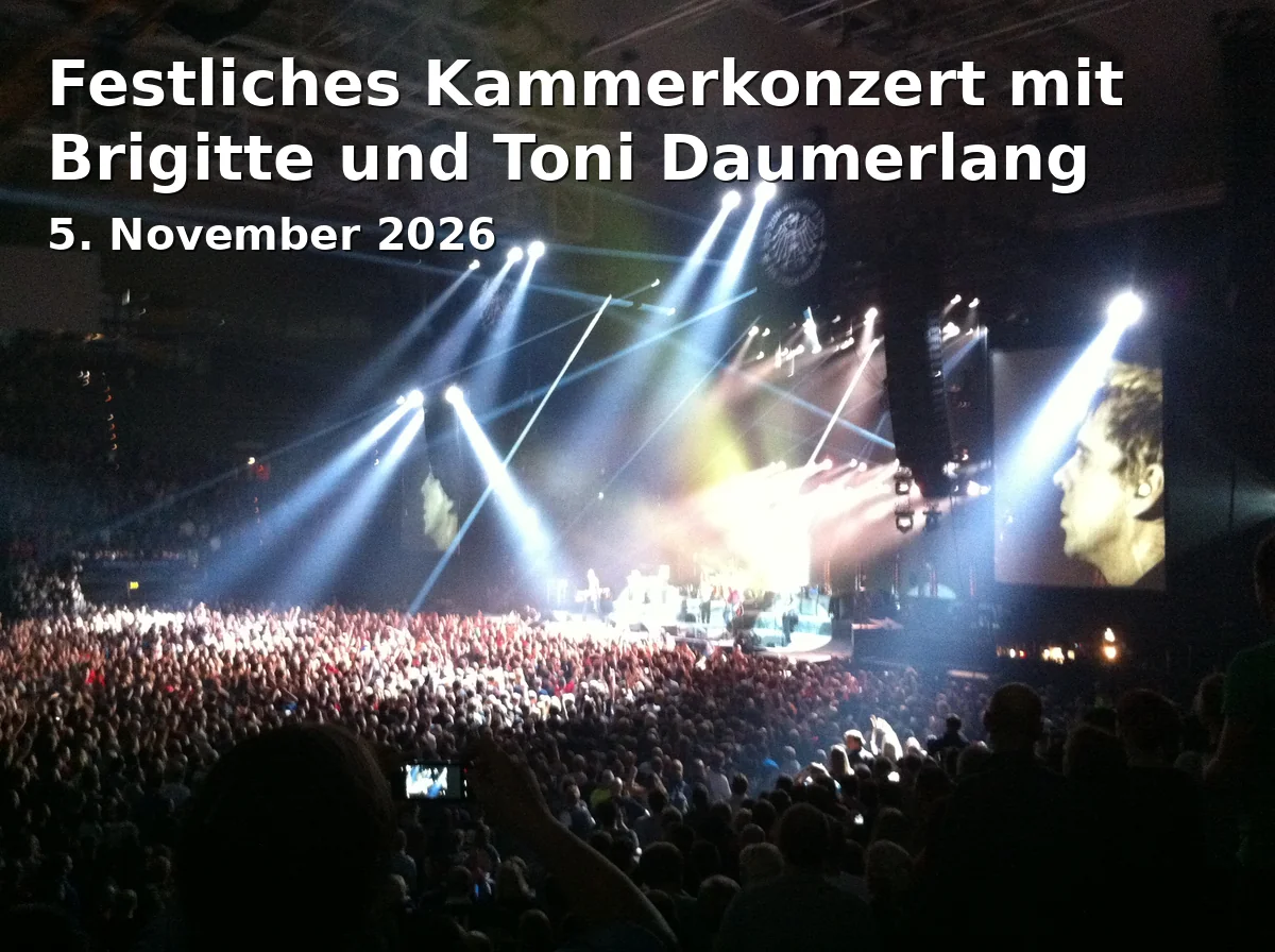 Festliches Kammerkonzert mit Brigitte und Toni Daumerlang