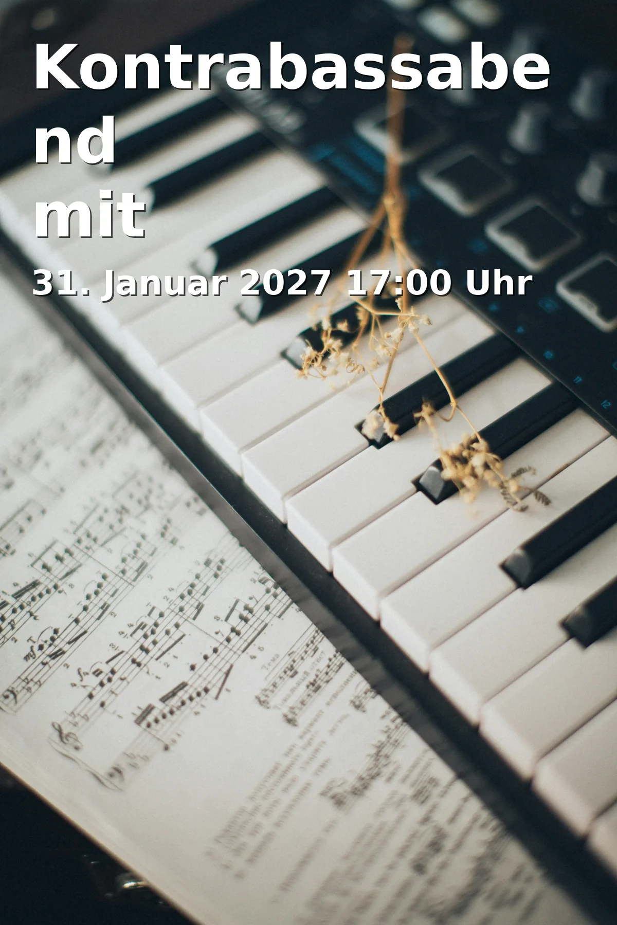 Event: Kontrabassabend mit Studierenden der Klasse Prof. Waldemar Schwiertz in JGU - Hochschule für Musik, Roter Saal, Jakob-Welder-Weg 28, 55128 Mainz on 31. Januar 2027