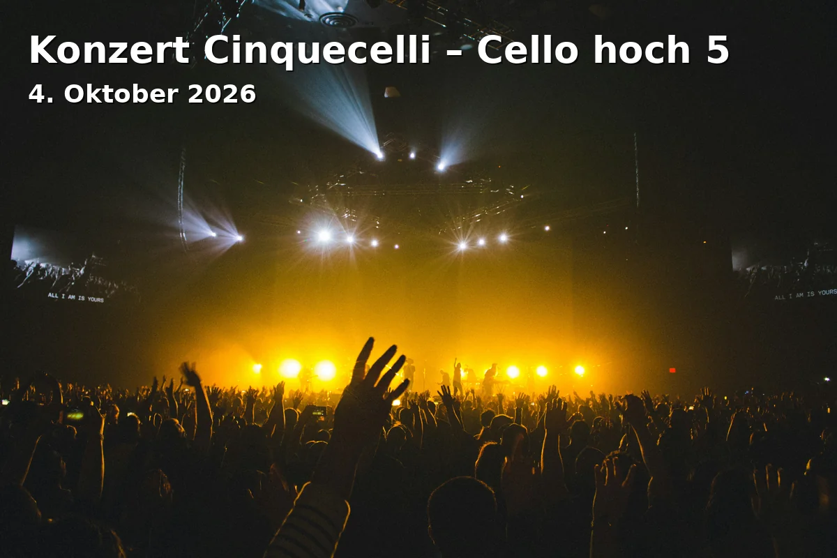 Konzert Cinquecelli – Cello hoch 5