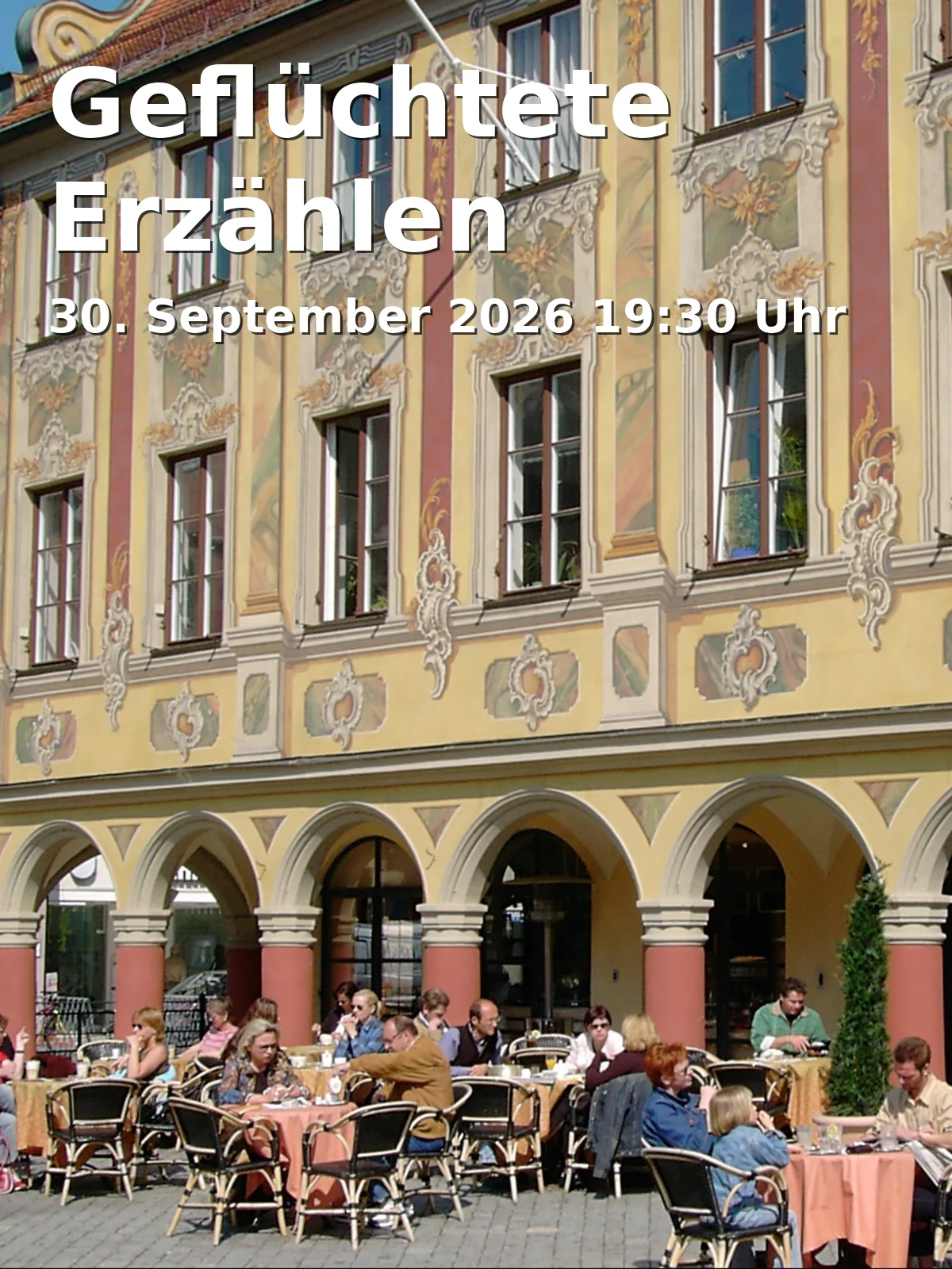 Event: Geflüchtete Erzählen in Rosa Raum, Waldhornstr. 18, 87700 Memmingen on 30. September 2026