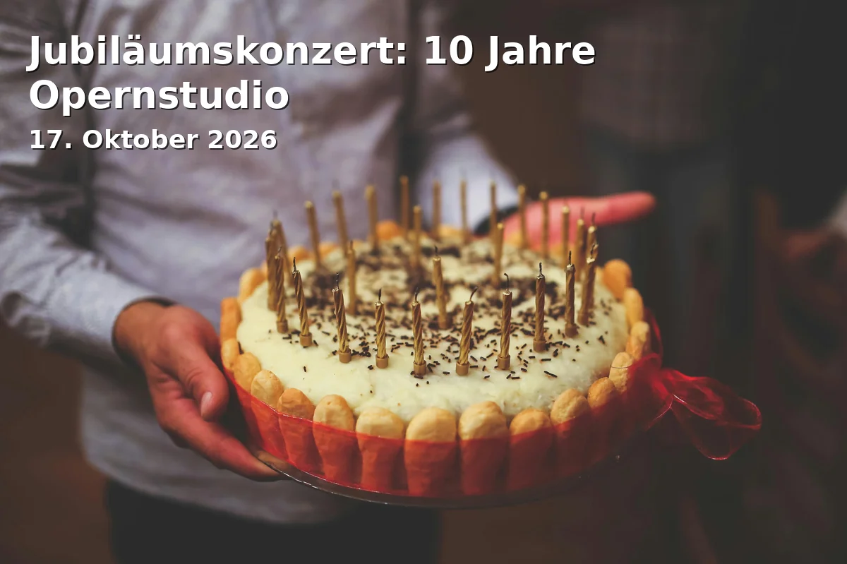 Event: Jubiläumskonzert: 10 Jahre Opernstudio