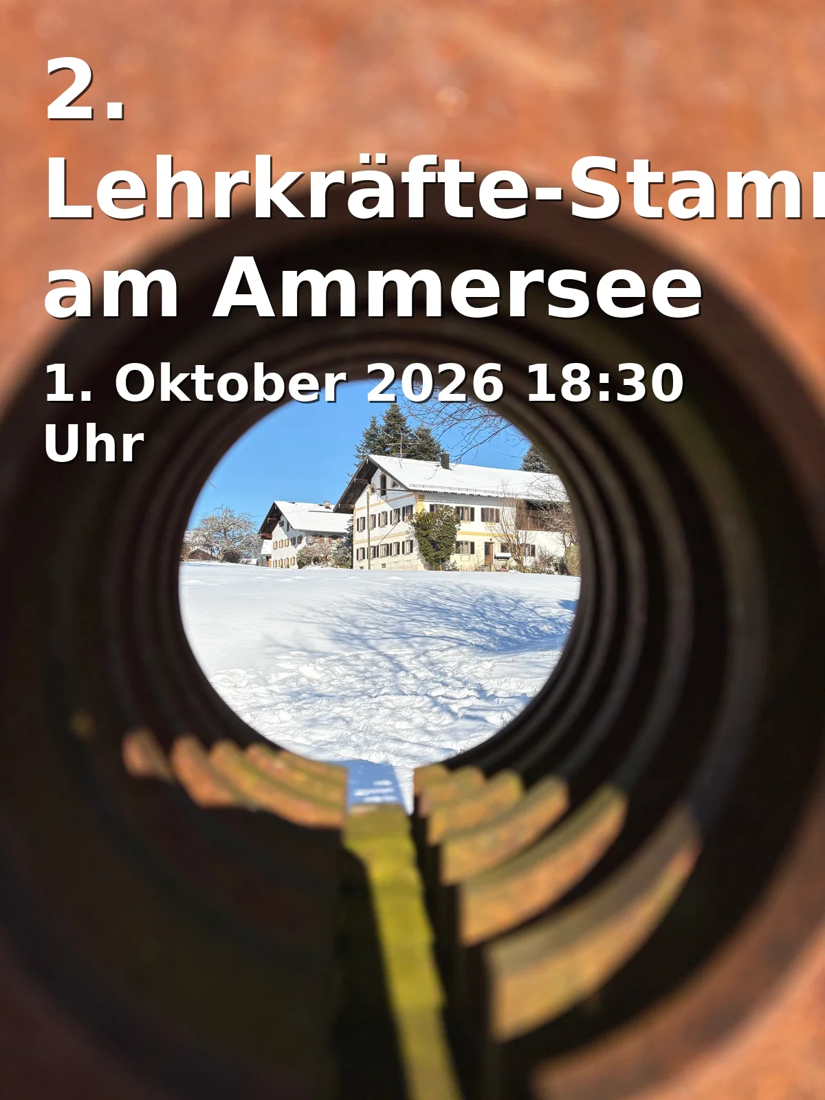 Event: 2. Lehrkräfte-Stammtisch am Ammersee in Naturschutz- und Jugendzentrum Wartaweil, Wartaweil 76/77, 82211 Herrsching on 1. Oktober 2026