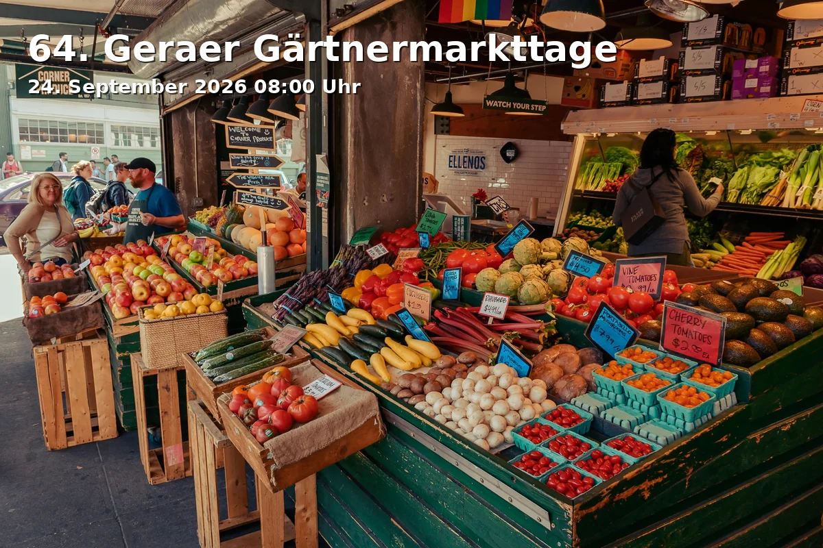 64. Geraer Gärtnermarkttage