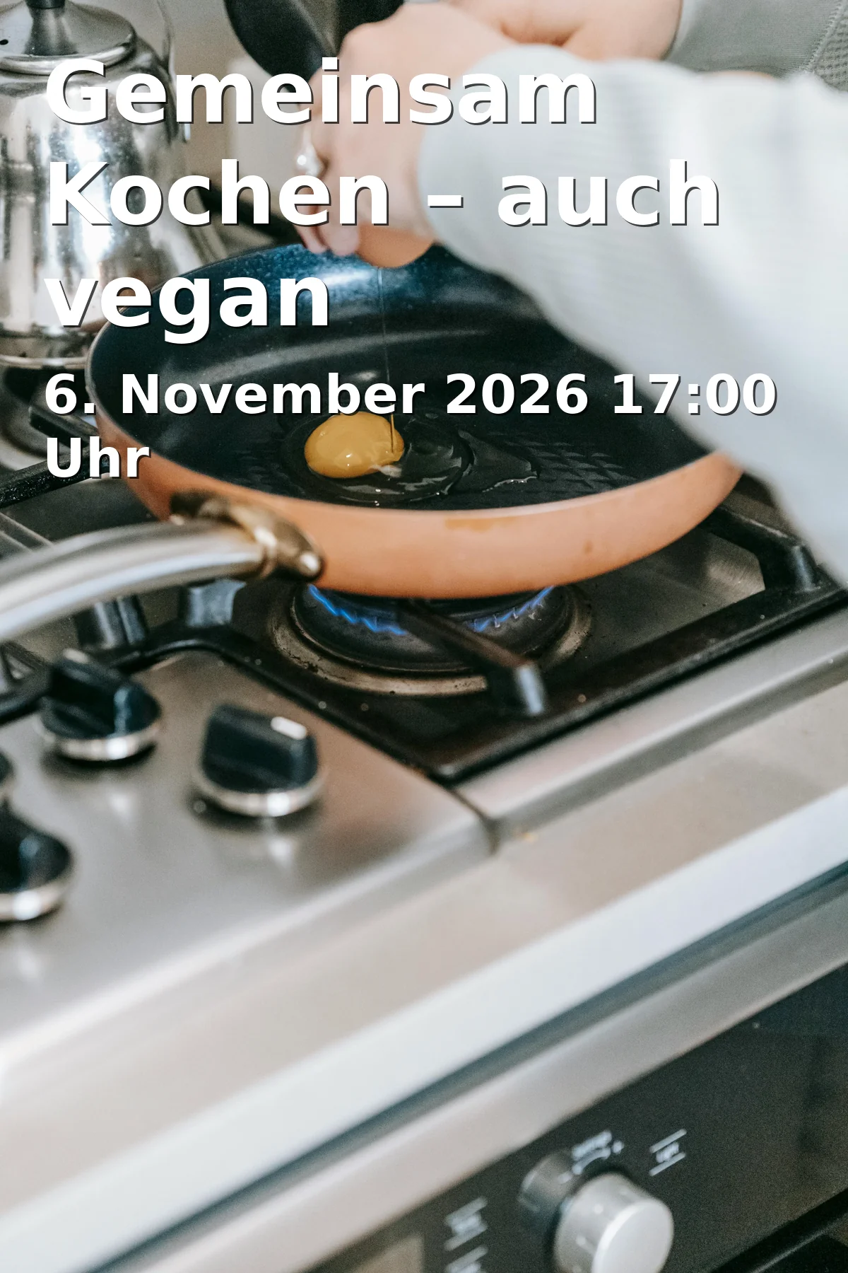 Event: Gemeinsam Kochen – auch vegan in Stadtteilladen Bornstedt, Jochen-Klepper-Straße 7a, 14469 Potsdam on 6. November 2026