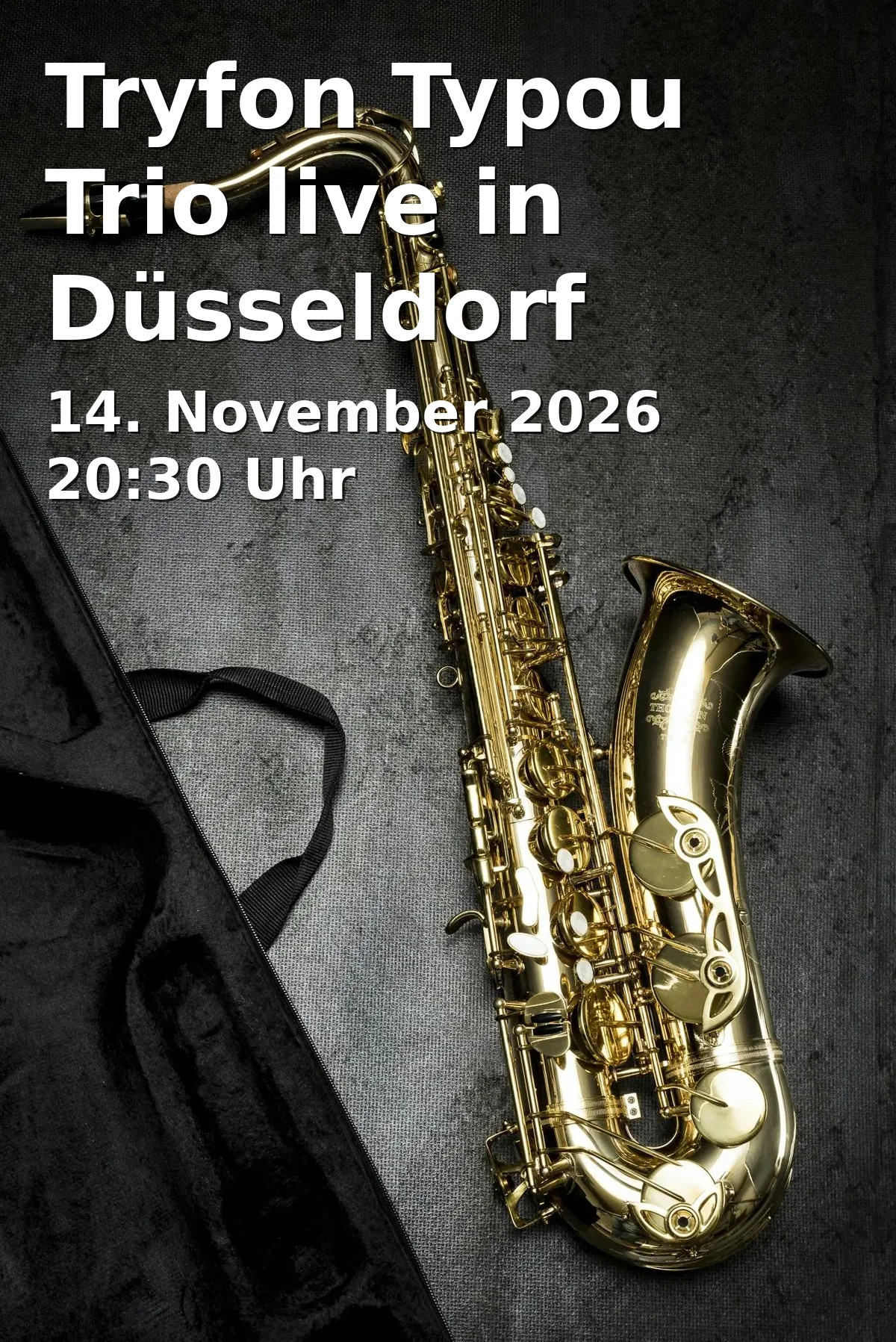 Event: Tryfon Typou Trio live in Düsseldorf in Himmelgeister Straße 107g, 40225 Düsseldorf on 14. November 2026