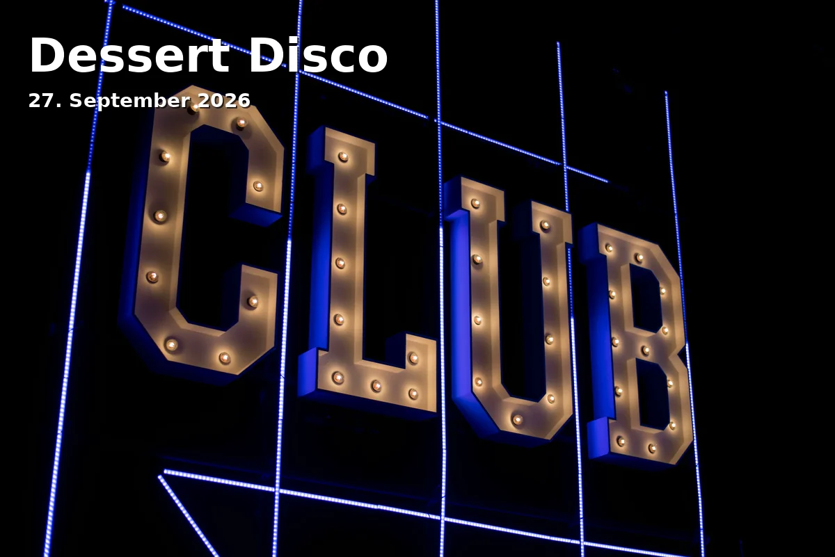 Event: Dessert Disco in BallaBalla on 27. September 2026