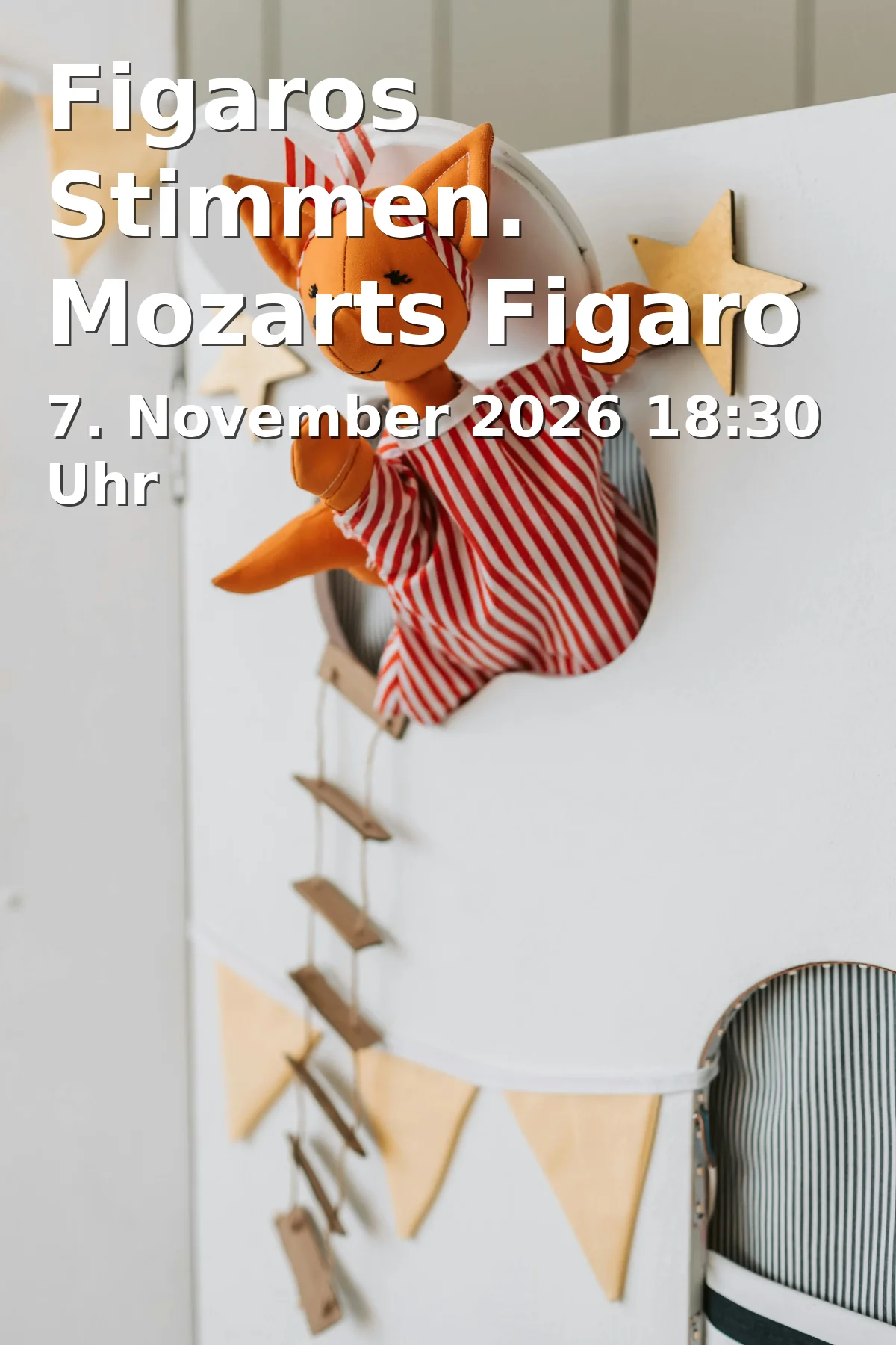 Event: Figaros Stimmen. Mozarts Figaro als Wandeloper im Goethe-Museum in Goethe-Museum / Schloss Jägerhof, Jacobistraße 2, 40211 Düsseldorf on 7. November 2026