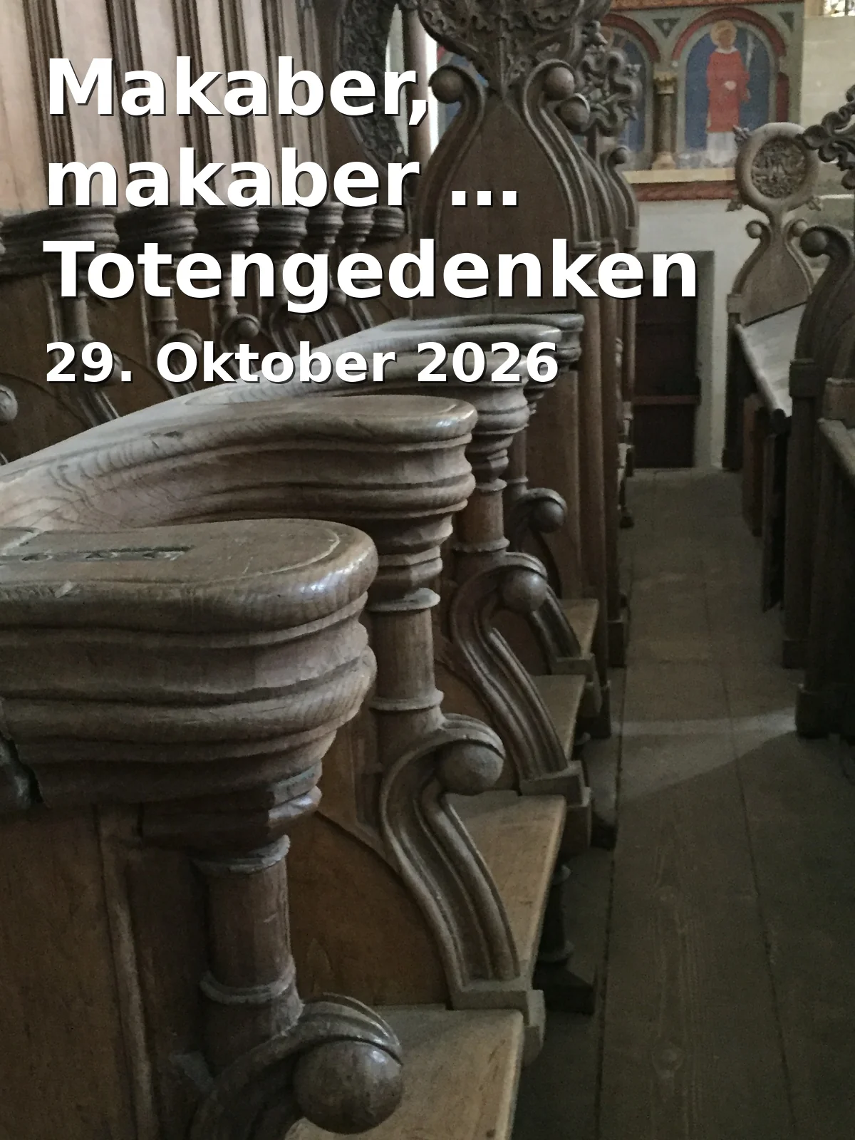 Event: Makaber, makaber … Totengedenken im Wandel der Zeit in Infozentrum DOMPLATZ 5, Regensburg on 29. Oktober 2026