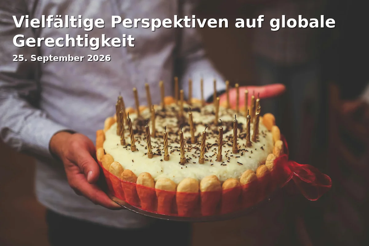 Vielfältige Perspektiven auf globale Gerechtigkeit