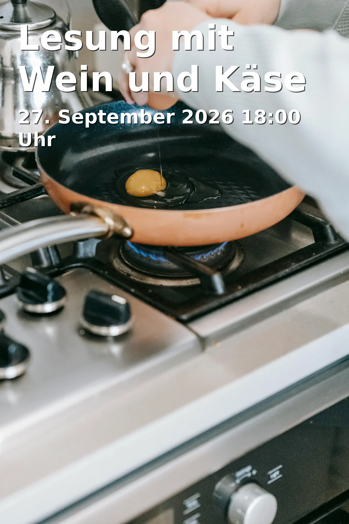 Event: Lesung mit Wein und Käse in Haltestulle, Jüngststraße 2, 33602 Bielefeld on 27. September 2026