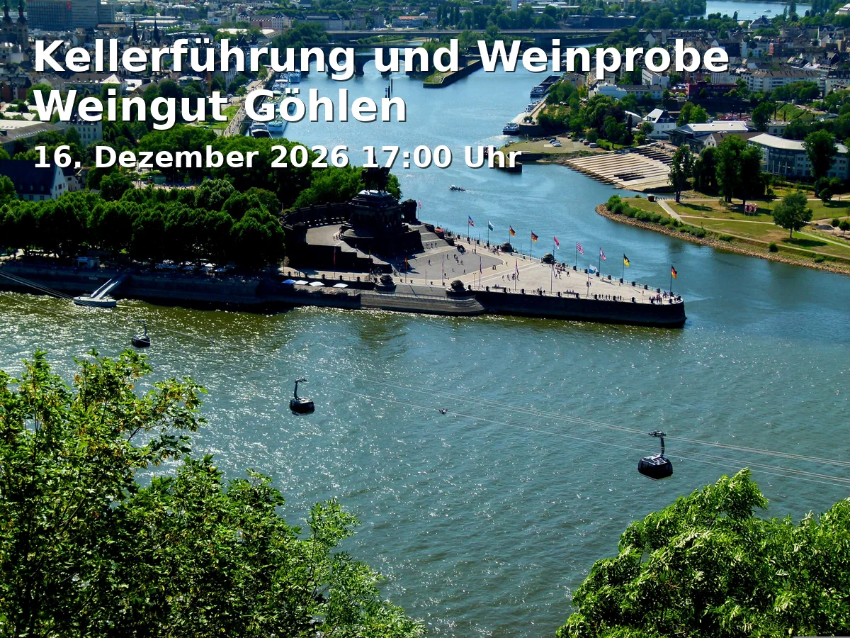 Event: Kellerführung und Weinprobe Weingut Göhlen