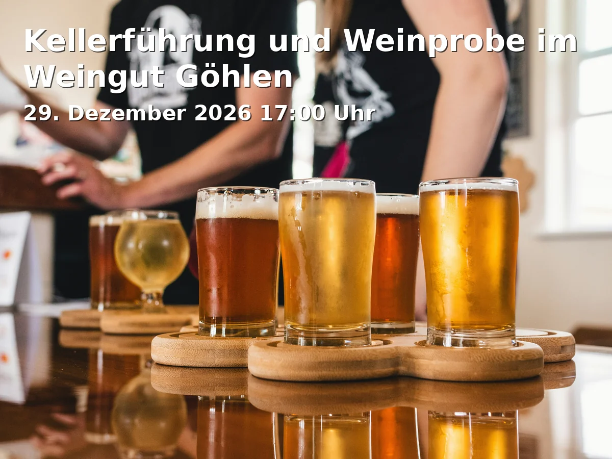 Event: Kellerführung und Weinprobe im Weingut Göhlen