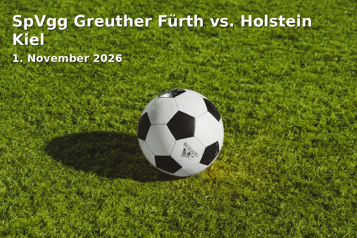Event: SpVgg Greuther Fürth vs. Holstein Kiel
