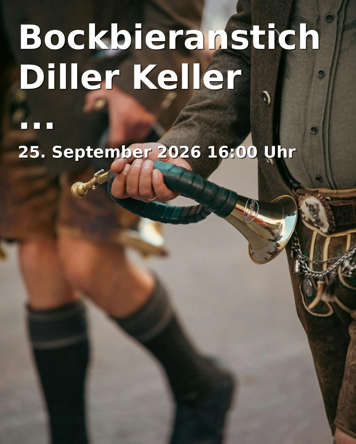 Bockbieranstich Diller Keller Hallstadt/Dörfleins