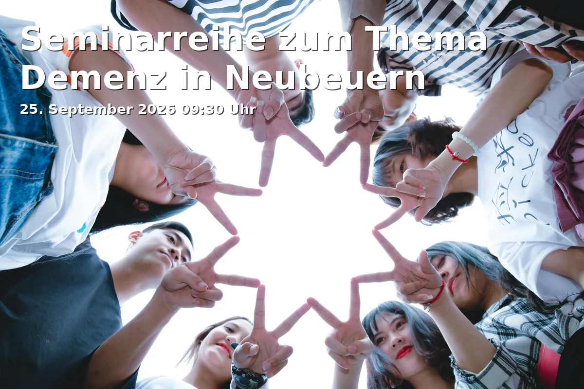 Event: Seminarreihe zum Thema Demenz in Neubeuern in Tagespflege Neubeuern, Rauwöhrstraße 18a, 83115 Neubeuern on 25. September 2026