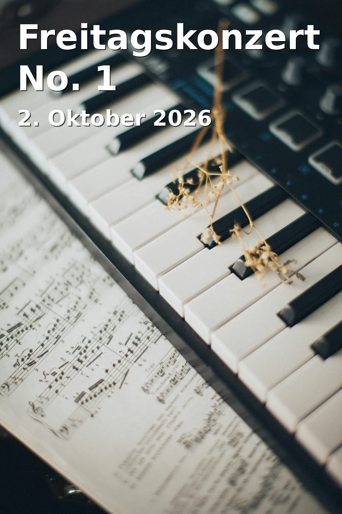 Event: Freitagskonzert No. 1 in Volkshaus Jena, Carl-Zeiß-Platz 15, 07743 Jena on 2. Oktober 2026