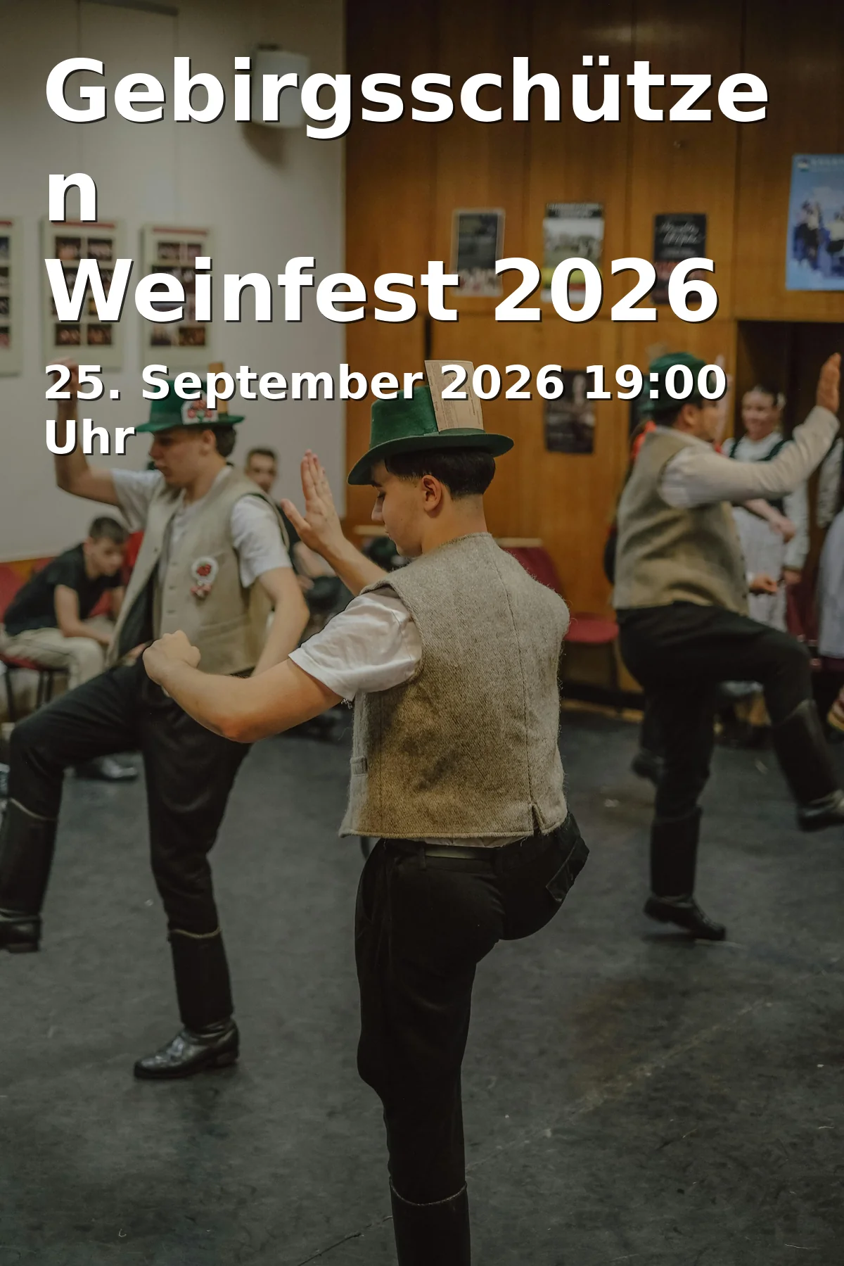 Event: Gebirgsschützen Weinfest 2026 in Wachinger Mühle, Winkl 20, 83115 Neubeuern on 25. September 2026