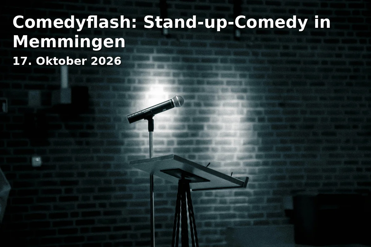 Event: Comedyflash: Stand-up-Comedy in Memmingen