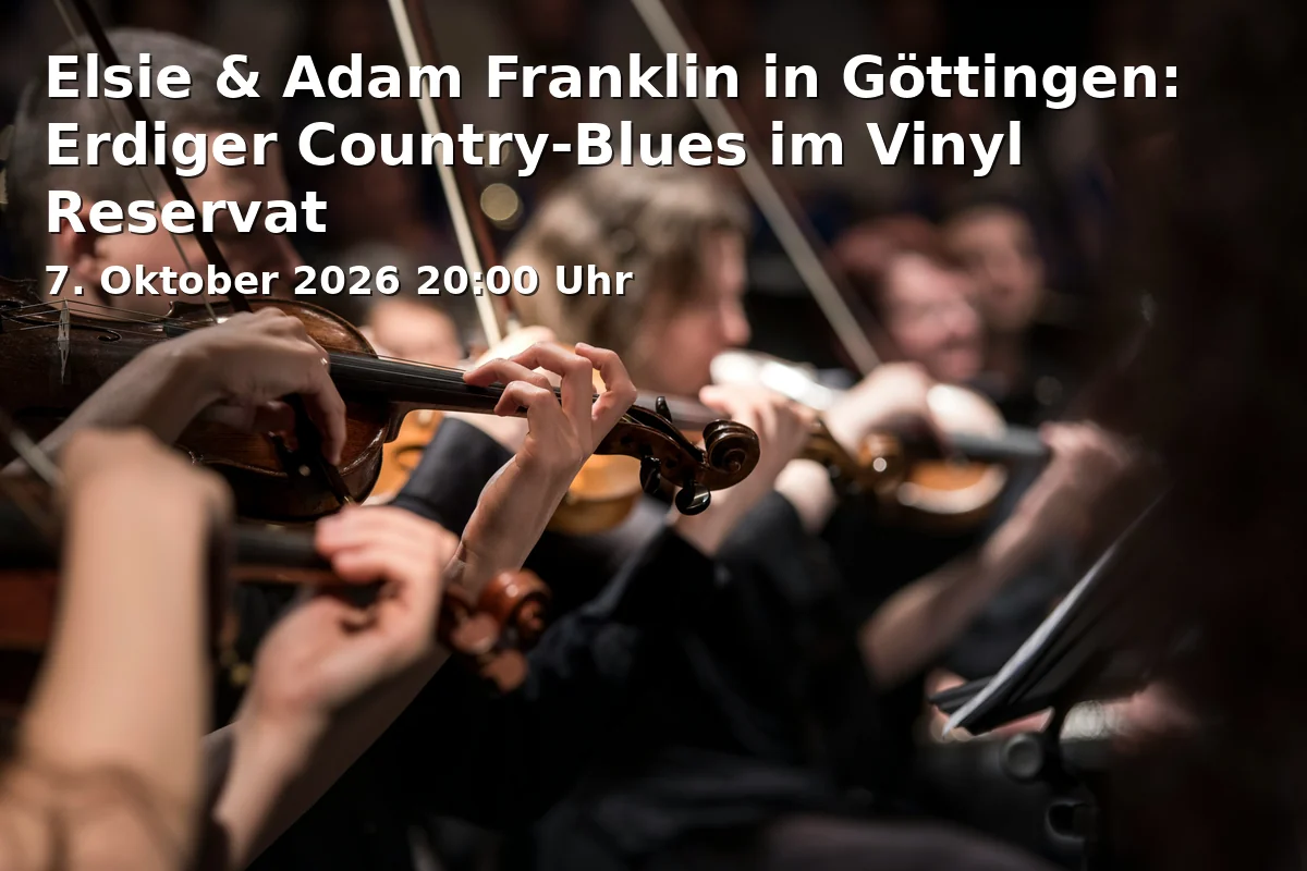 Event: Elsie & Adam Franklin in Göttingen: Erdiger Country-Blues im Vinyl Reservat in Vinyl Reservat, Rote Straße 17, 37073 Göttingen on 7. Oktober 2026