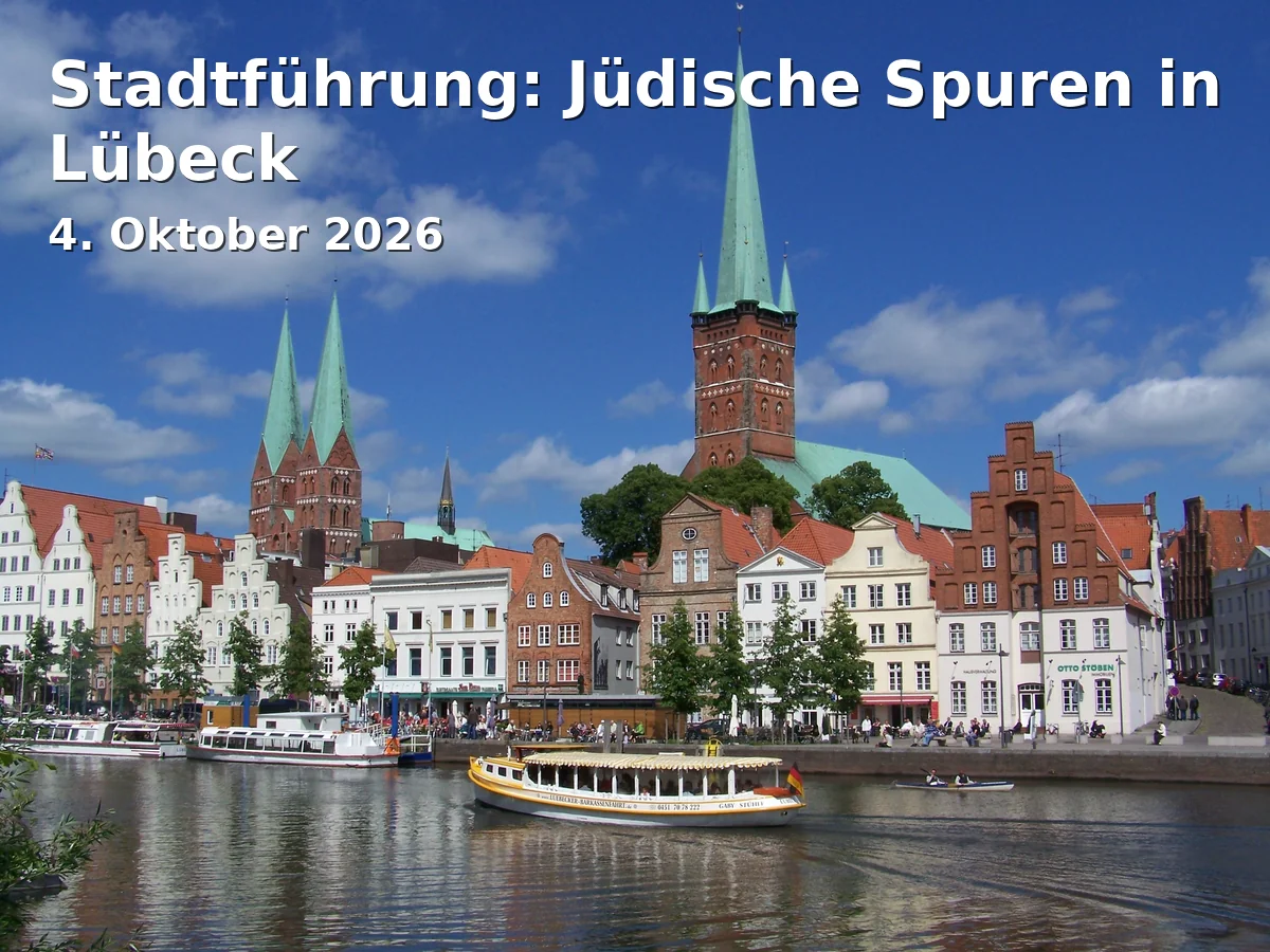 Stadtführung: Jüdische Spuren in Lübeck