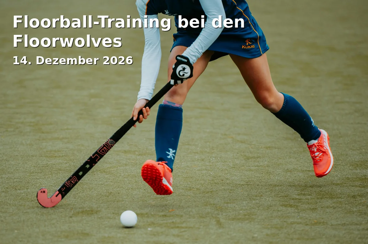 Event: Floorball-Training bei den Floorwolves