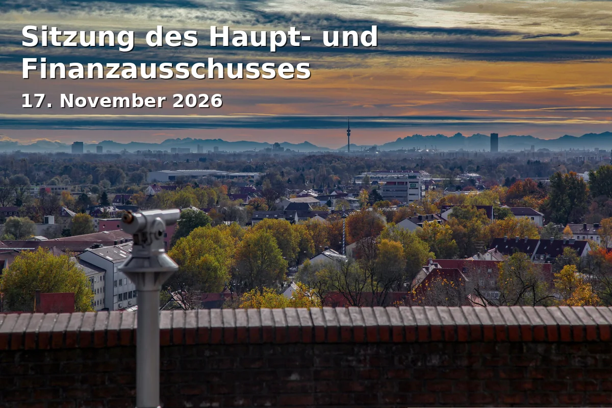 Event: Sitzung des Haupt- und Finanzausschusses in Alter Sitzungssaal im Rathaus, Konrad-Adenauer-Str. 2-6, 85221 Dachau on 17. November 2026