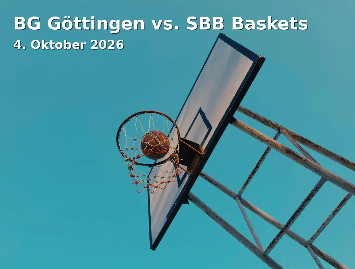Event: BG Göttingen vs. SBB Baskets in Sparkassen-Arena Göttingen, Schützenpl. 1, 37081 Göttingen on 4. Oktober 2026