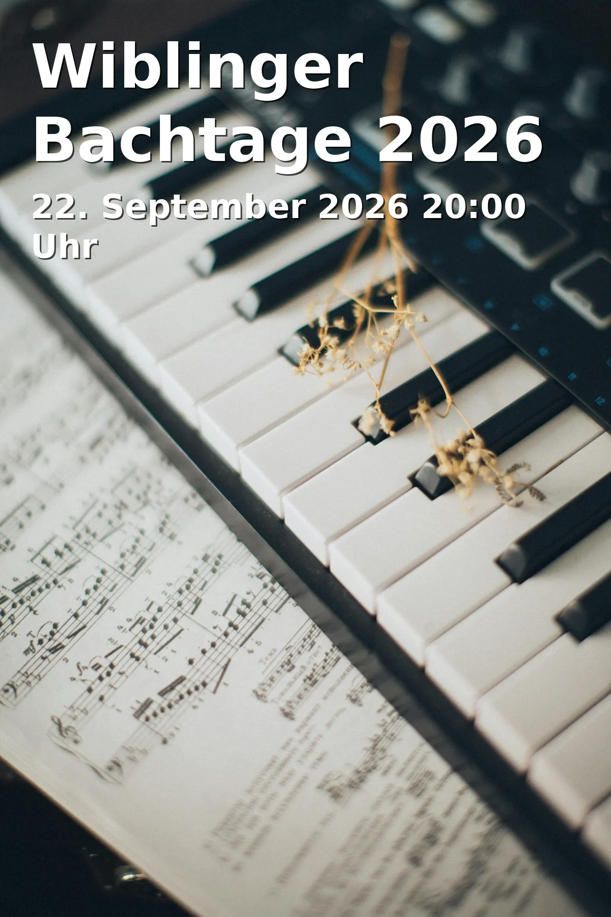 Event: Wiblinger Bachtage 2026 in Kloster Wiblingen, Barockbibliothek, Schlossstraße 38, 89079 Ulm on 22. September 2026