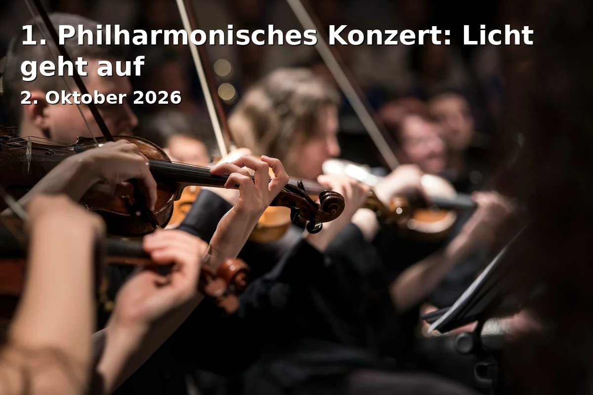 1. Philharmonisches Konzert: Licht geht auf